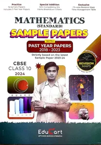 Sample Papers Mathematics {Standard} Cbse- 10 With Past Year Papers{2018-2023}-2024