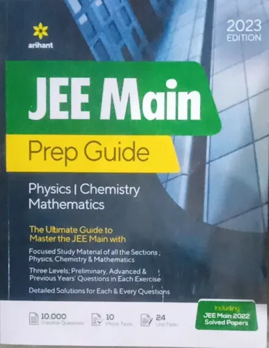 Jee Main Prep Guide (Physics, Chemistry, Mathematics)