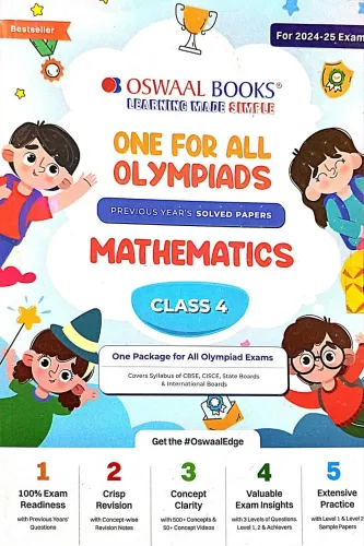 One For All Olympiad Mathematics Class -4 (2024)