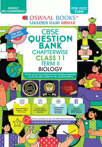 Oswaal CBSE Question Bank Chapterwise For Term 2, Class 11, Biology (For 2022 Exam) 