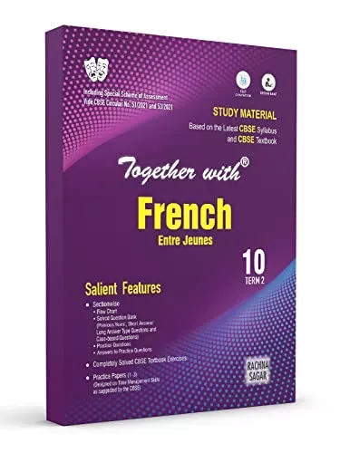 Rachna Sagar Together With CBSE Question Bank Study Material Term 2 French Books for Class 10th 2022 Exam, Best NCERT MCQ, OTQ, Practice & Sample Paper Series 