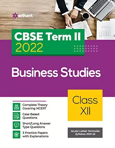 Arihant CBSE Business Studies Term 2 Class 12 for 2022 Exam (Cover Theory and MCQs) 