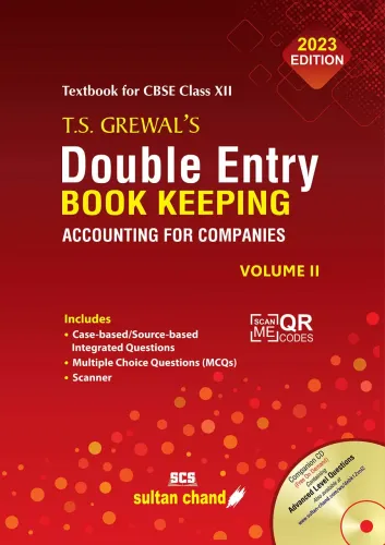 Double Entry Book Keeping - Accounting for Companies (Vol.II): Textbook for CBSE Class 12