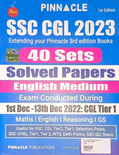 Ssc Cgl 40 SET Mcq ( E )