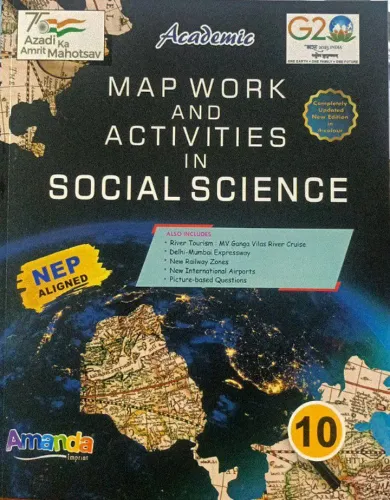 MAP Work and Activities in Social Science- for class 10 Latest Edition 2024