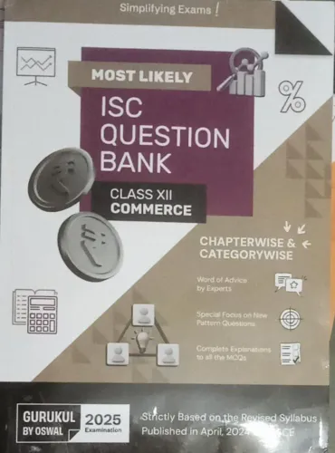 Most Likely ISC Question Bank Commerce Class - 12