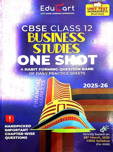 One Shot Cbse Question Bank Business Studies-12 (2025-26)